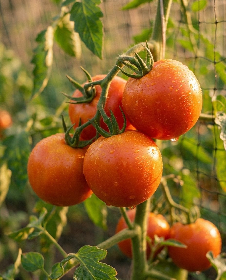 Frank's tomatoes on the vine